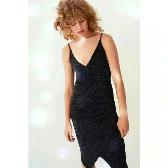 Silence and Noise Sparkle Bodycon Dress - Picture 2 of 4